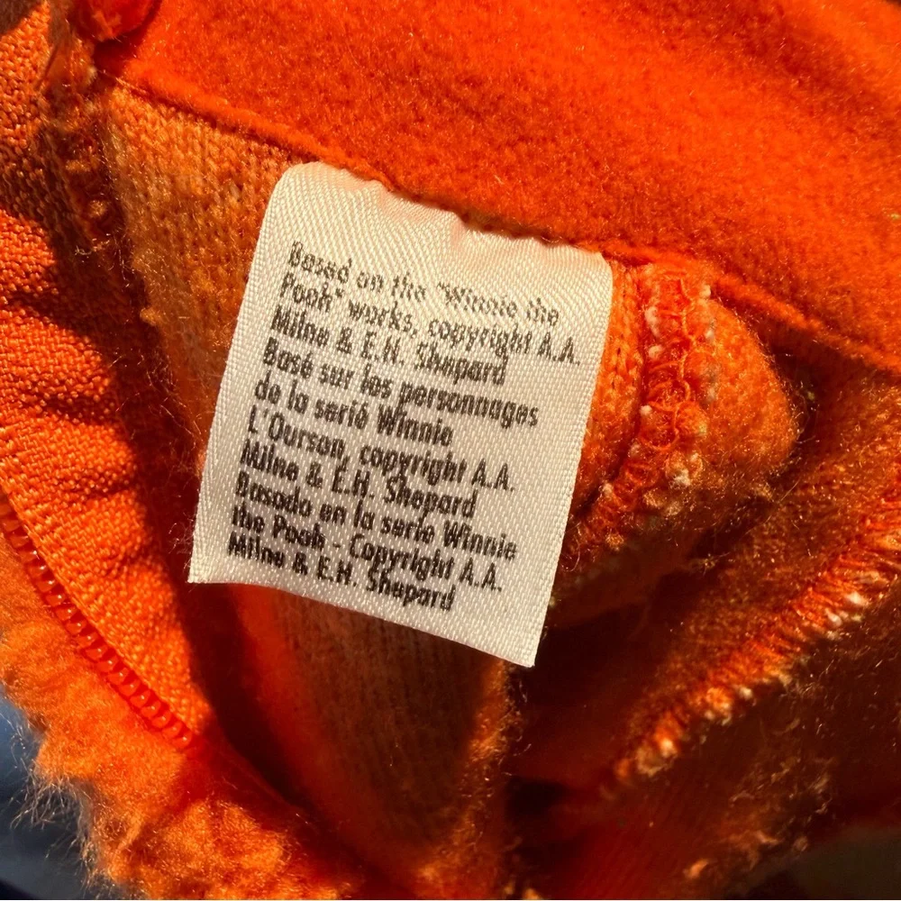 THE DISNEY STORE Youth Unisex Size 2T-4T Costume Tigger Fleece Vintage Toddler - Picture 16 of 16